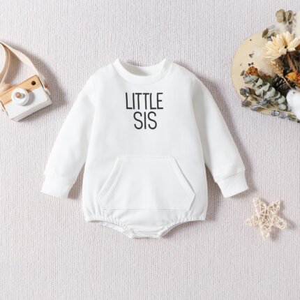 Baby clothes baby boy summer air conditioner long sleeve onesie out clothes newborn crawl clothes - Image 4