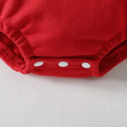 children's clothing 0-18M summer new baby cotton long-sleeved triangle crawling clothes baby bag - Image 7