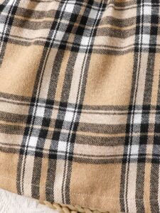 New Summer Girls Sweet Color-Blocked Plaid Strap Bow Dress - Image 5
