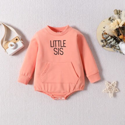 Baby clothes baby boy summer air conditioner long sleeve onesie out clothes newborn crawl clothes - Image 2