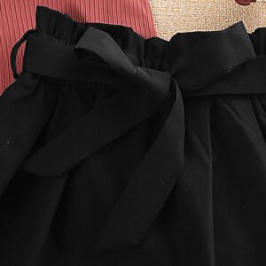 Children's Wear Summer New Children's Pit Strip Short Sleeve Top Short Skirt Two Girl Suits - Image 5