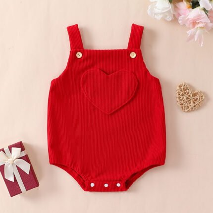 Cross-border infant baby girl baby corduroy suspender triangle dress - Image 2