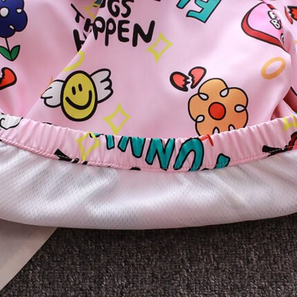 children's jacket new children's full print cartoon unicorn jacket girl jacket cardigan windproof - Image 11