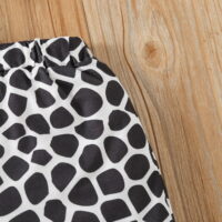 Children's Clothing Children's Suit Boys Giraffe Print T-Shirt Short Sleeve Shorts Summer Trend Two Piece Set  Cross Border - Image 6