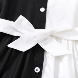 New popular girls' spliced dresses - Image 4