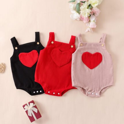 Cross-border infant baby girl baby corduroy suspender triangle dress