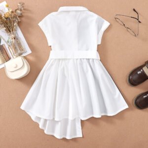 New popular girls' spliced dresses - Image 2