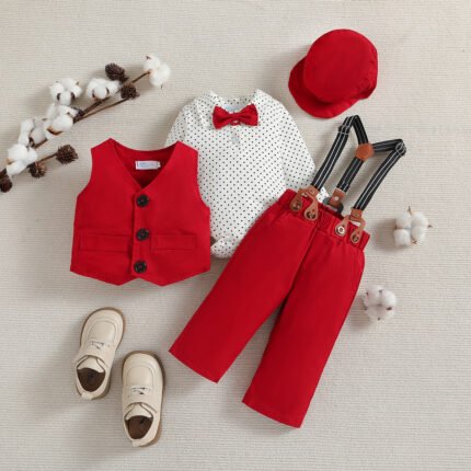 Year-old dress boy autumn suit baby suit grab week clothes boy gentleman suit baby suit