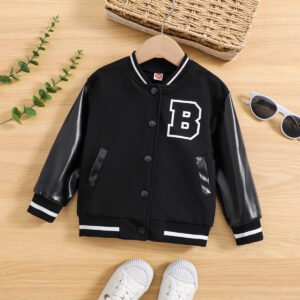 Boys' Jackets Baseball Uniforms, Leather Jackets, Boys' Clothing