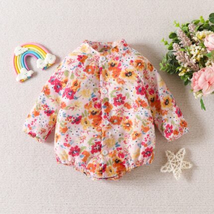 Baby onesies, crawling clothes, printed Harbin clothes, Harbin clothes, long sleeved baby newborn clothes, cross-border - Image 2