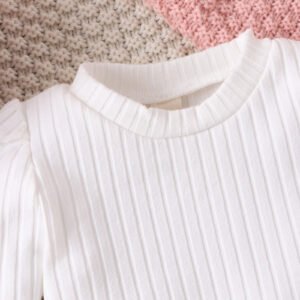Children's clothing version of winter small fragrance style knitting cross design long sleeves tweed short skirt hat tide fan girl suit - Image 3