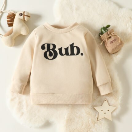 Children's sweatshirt new alphabet fashion boys baby long sleeve casual pullover - Image 2