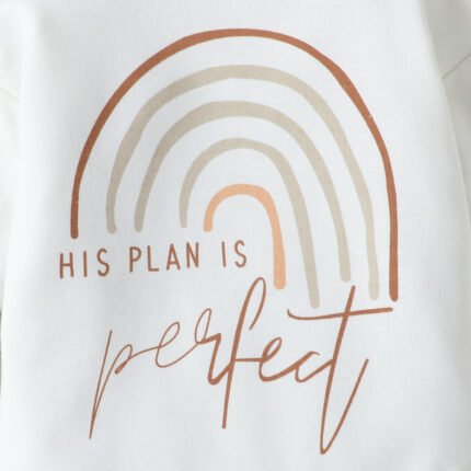 Foreign trade baby spring and summer clothes new children's clothing baby one-piece baby rainbow letter crawling clothes cross-border - Image 4