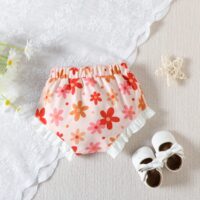 Baby Girl Clothing Flower Overall Dress Set - Image 8
