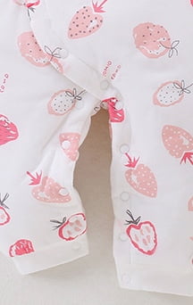 Newborn clothes autumn and winter class A cotton baby clothes warm one-piece printed cotton one-piece clothes baby clothes - Image 5