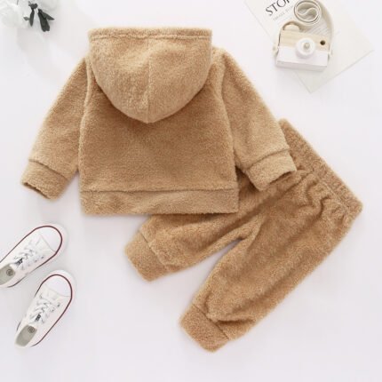 Cross border New Boys' Infant Hoodie+Pants Set - Image 2