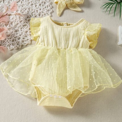 Cross border New Girl Baby New Princess Triangle Sweetheart+Headwear - Image 3