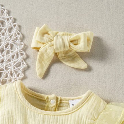 Cross border New Girl Baby New Princess Triangle Sweetheart+Headwear - Image 4