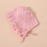 2pcs Lace And Mesh Layered Ruffle And Bow Decor Long-sleeve - Image 4