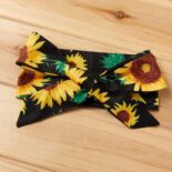 3-piece Sunflower Print Short-sleeve Top And Jeans Set - Image 5