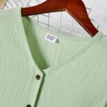 Girl's Ruffle Sleeve A-Line Summer Dress - Image 3