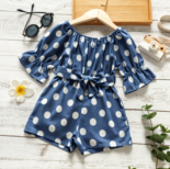 Overalls for 3 years, dotted