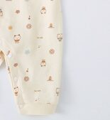 Boys and girls baby long-sleeved spring and autumn pure cotton romper newborn crawling clothes autumn clothes bottoming underwear pajamas baby jumpsuit - Image 5