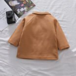 Boys Small and Medium Children's Woolen Coat Children's Woolen Coat - Image 6