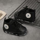 Classic canvas men's and women's baby shoes soft sole toddler shoes baby shoes - Image 3