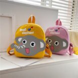 Children's bags 1-3-5 years old boys canvas backpack cartoon cute girls backpack baby school bag