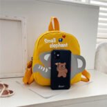Children's bags 1-3-5 years old boys canvas backpack cartoon cute girls backpack baby school bag - Image 3