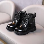 Girls boots new single boots children's boots autumn and winter casual short boots