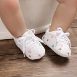 Spring, summer and autumn new style boys and girls baby soft leather casual shoes small love baby toddler shoes - Image 4
