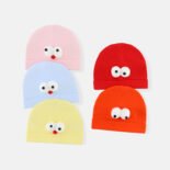 Big eyes baby hat newborn baby hat newborn fetus hat baby head hat - Image 3