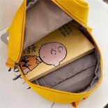 Children's bags 1-3-5 years old boys canvas backpack cartoon cute girls backpack baby school bag - Image 8