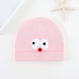 Big eyes baby hat newborn baby hat newborn fetus hat baby head hat - Image 4