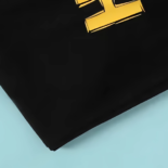 2-piece Kid Boy Colorful Letter Print Tee and Elasticized Black Pants Set - Image 11