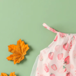 Baby Romper Sleeveless with a cheerful design that is perfect for summer. - Image 6