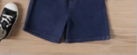 2-piece kid boy painting shoes print top sleeve tee and elasticized denim short set - Image 7