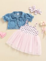 3-Piece Baby Girls Outfit Set