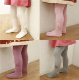 Girls leggings pants spring and autumn baby big pp combed cotton 0-1-2 years old baby baby pants pantyhose