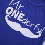 Children's clothing for boys and girls and babies in summer new short sleeve printed letter blue top denim shorts two-piece set - Image 2