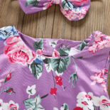 Baby one-piece summer sleeveless crawling clothes newborn baby girls printed Harbin - Image 7