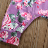 Baby one-piece summer sleeveless crawling clothes newborn baby girls printed Harbin - Image 9