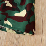 Girls and children   spring and autumn long sleeve top + camouflage strap skirt sister two-piece children's - Image 8