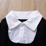 Autumn Baby Long-sleeved Shirt Lapel Long Sleeve One-piece Crawler Baby Style Onesie - Image 4