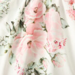 Girls and children spring and autumn trend long sleeve flower print top + short skirt two-piece set children's - Image 8