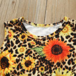Summer children's clothing new products for little girls bow mesh dress children's vest leopard print patchwork princess dress - Image 3