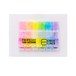 Hobby stationery 6 colors small fresh creative student prize large capacity highlighter 6 in 1 set - Image 5