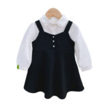 Very Fish Spring Dress Girls Tulle Shirt Dress Baby Strap Dress Two Piece Set AQ020 - Image 4
